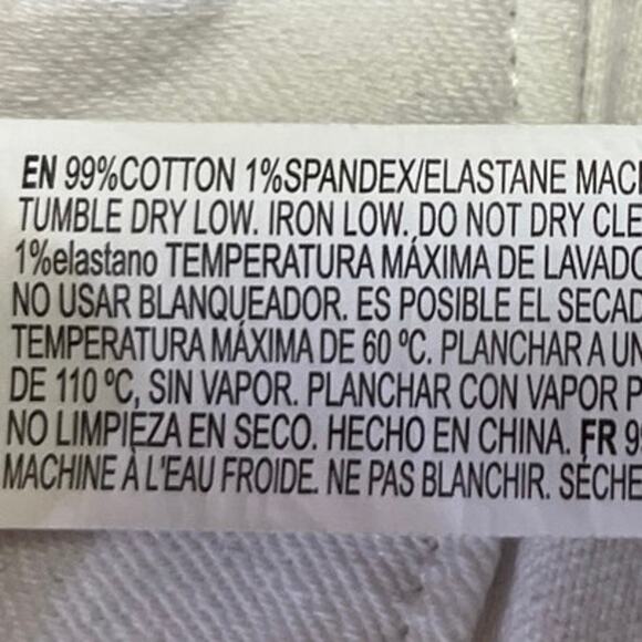 Forever 21 Women's White High Waisted Zip A Line Denim Jean Mini Skirt Size M - Picture 5 of 5